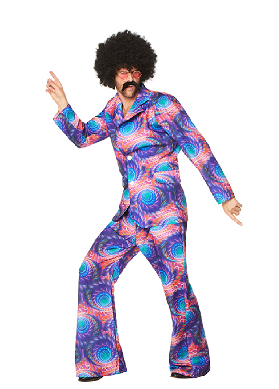 70's Boho Costume Suit M - Foxxiegal Costumes